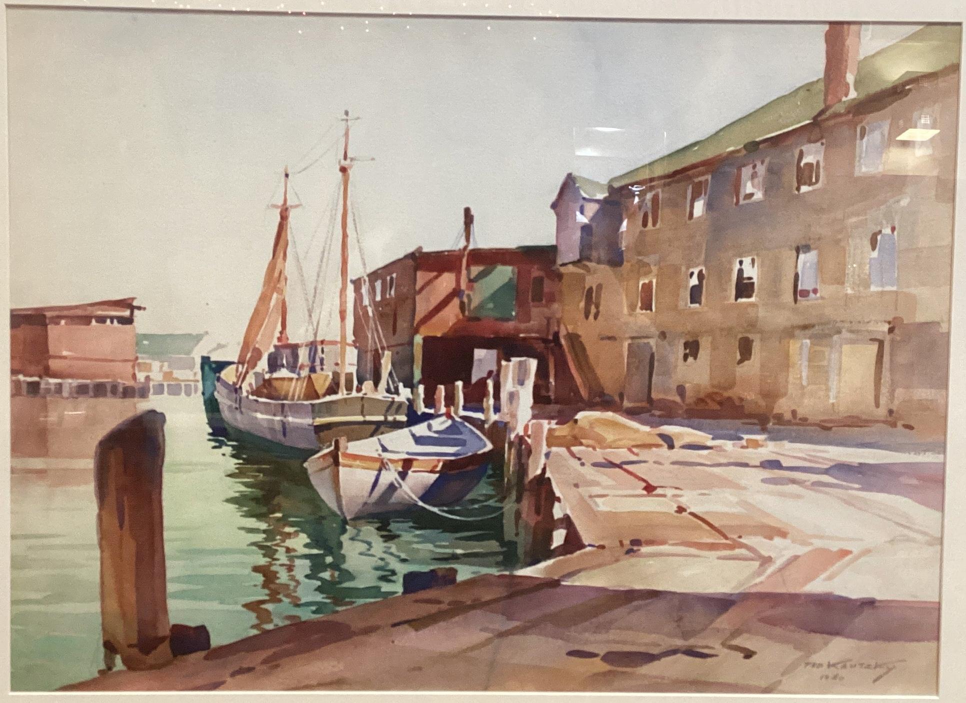 "Gloucester Harbor, Mass." Ted Kautzky - 40G15.25.192