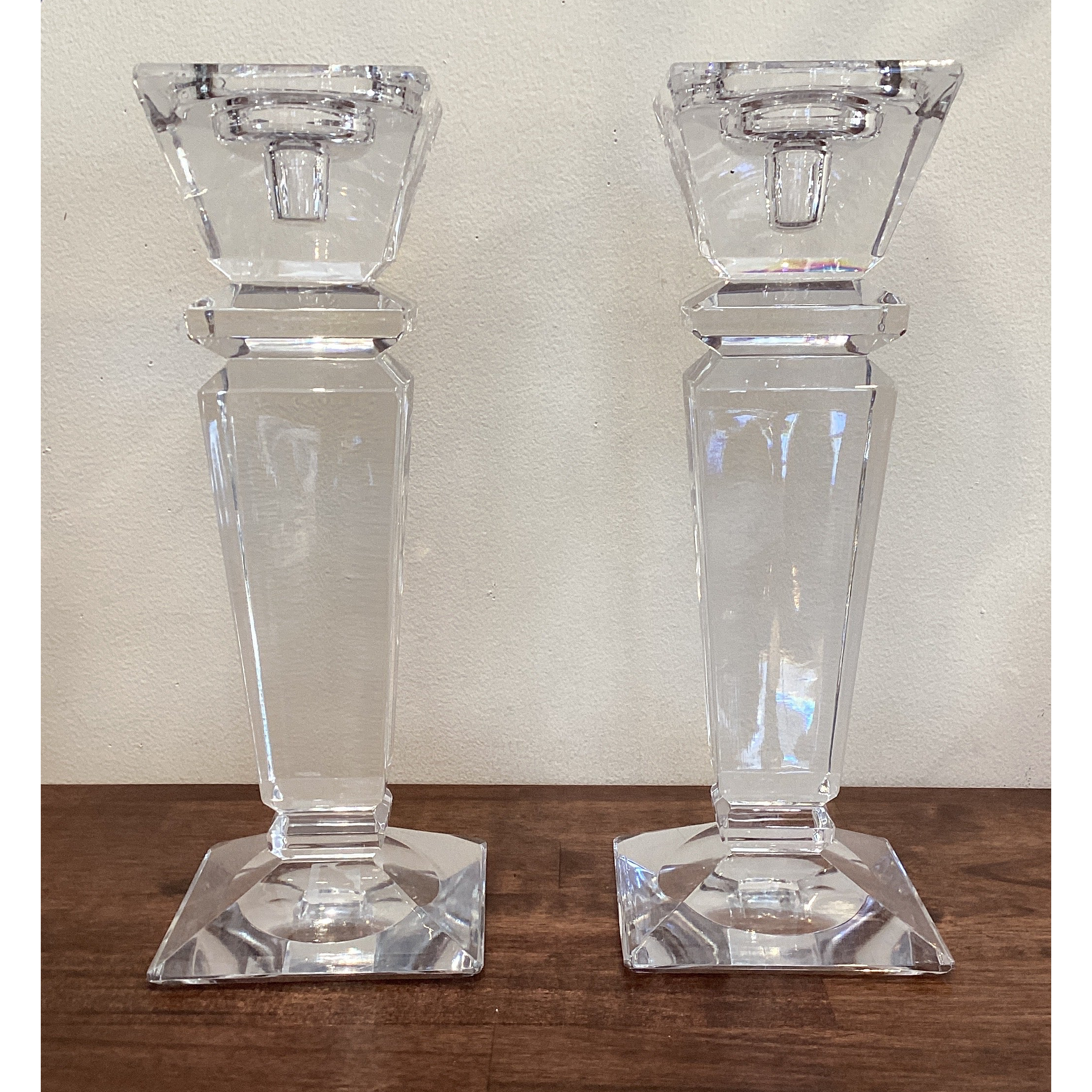 Crystal Glass Candle Pillars - x2409.20.99