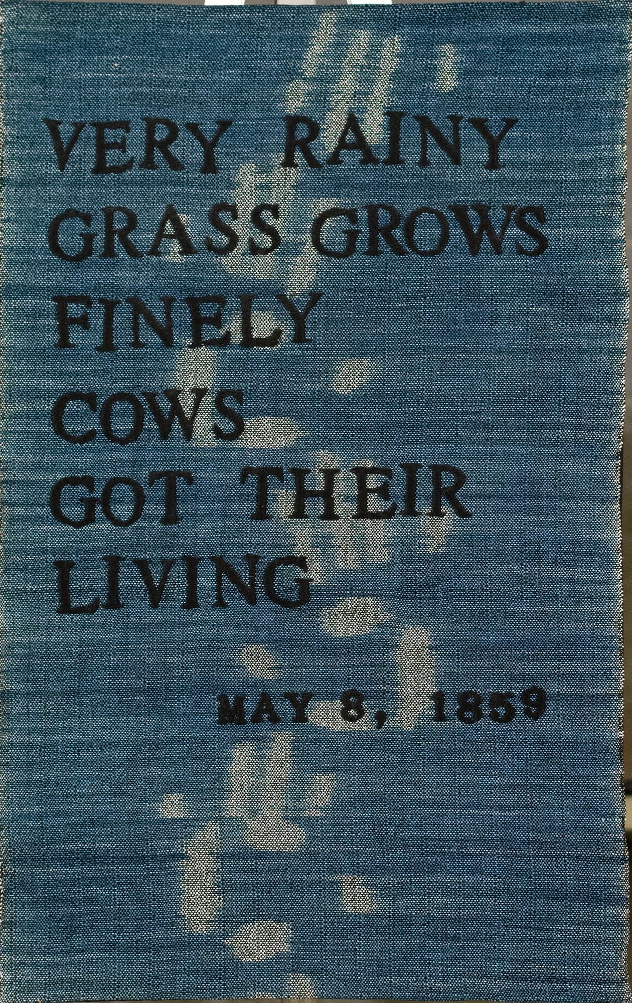 Contemporary Embroidered Triptych