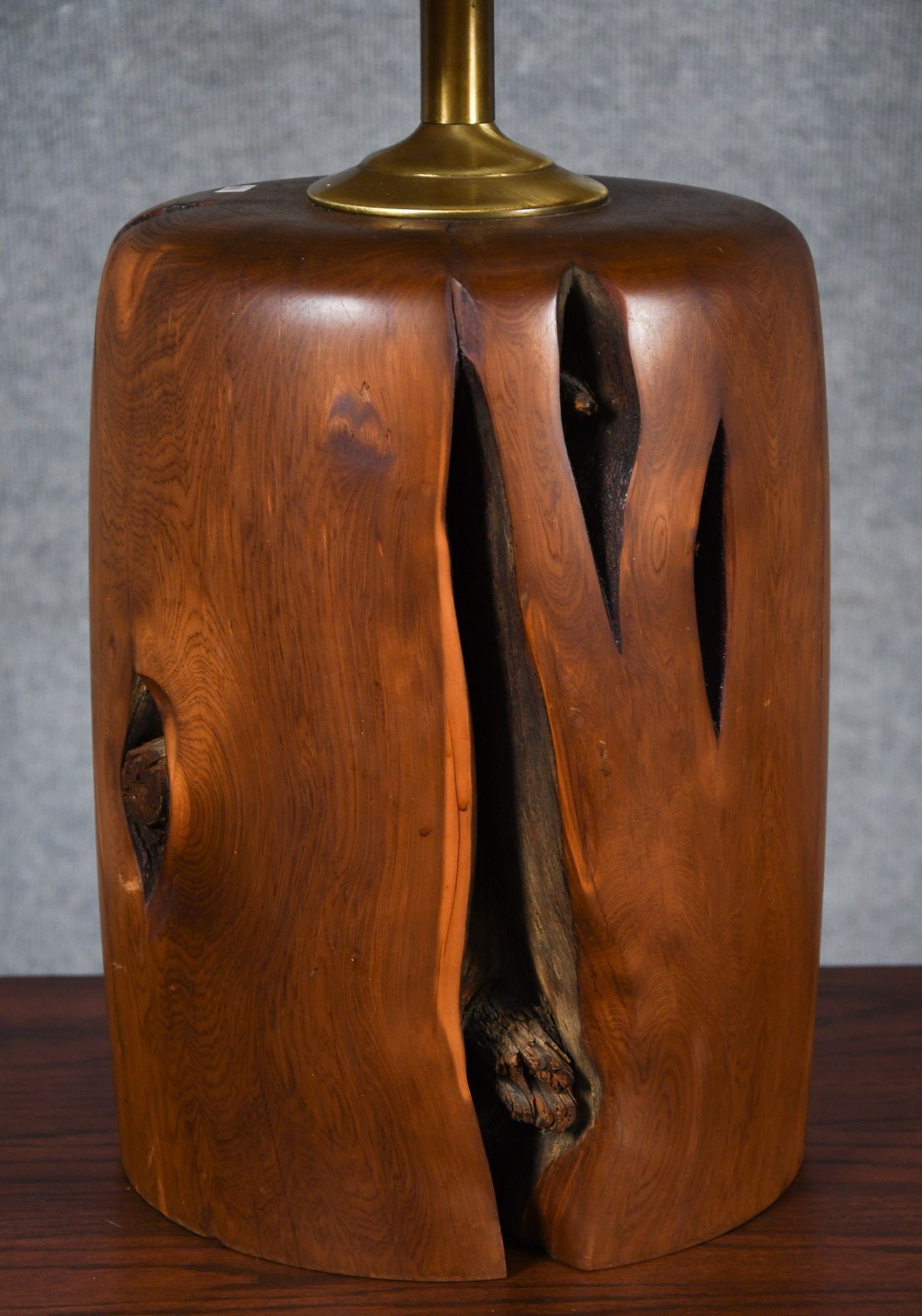 Rosewood Mid Century Lamp