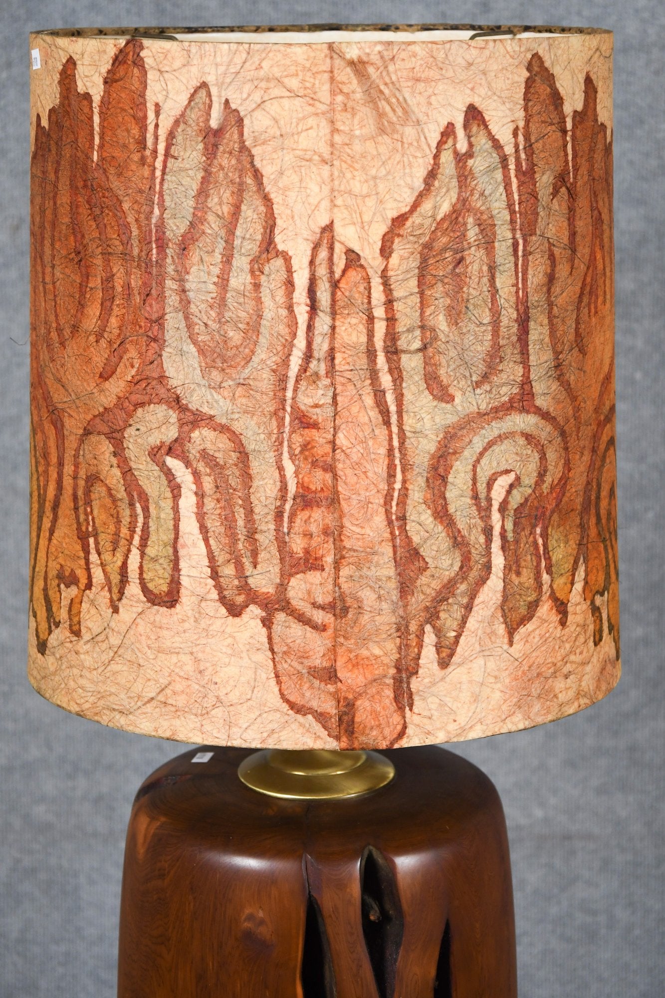 Rosewood Mid Century Lamp