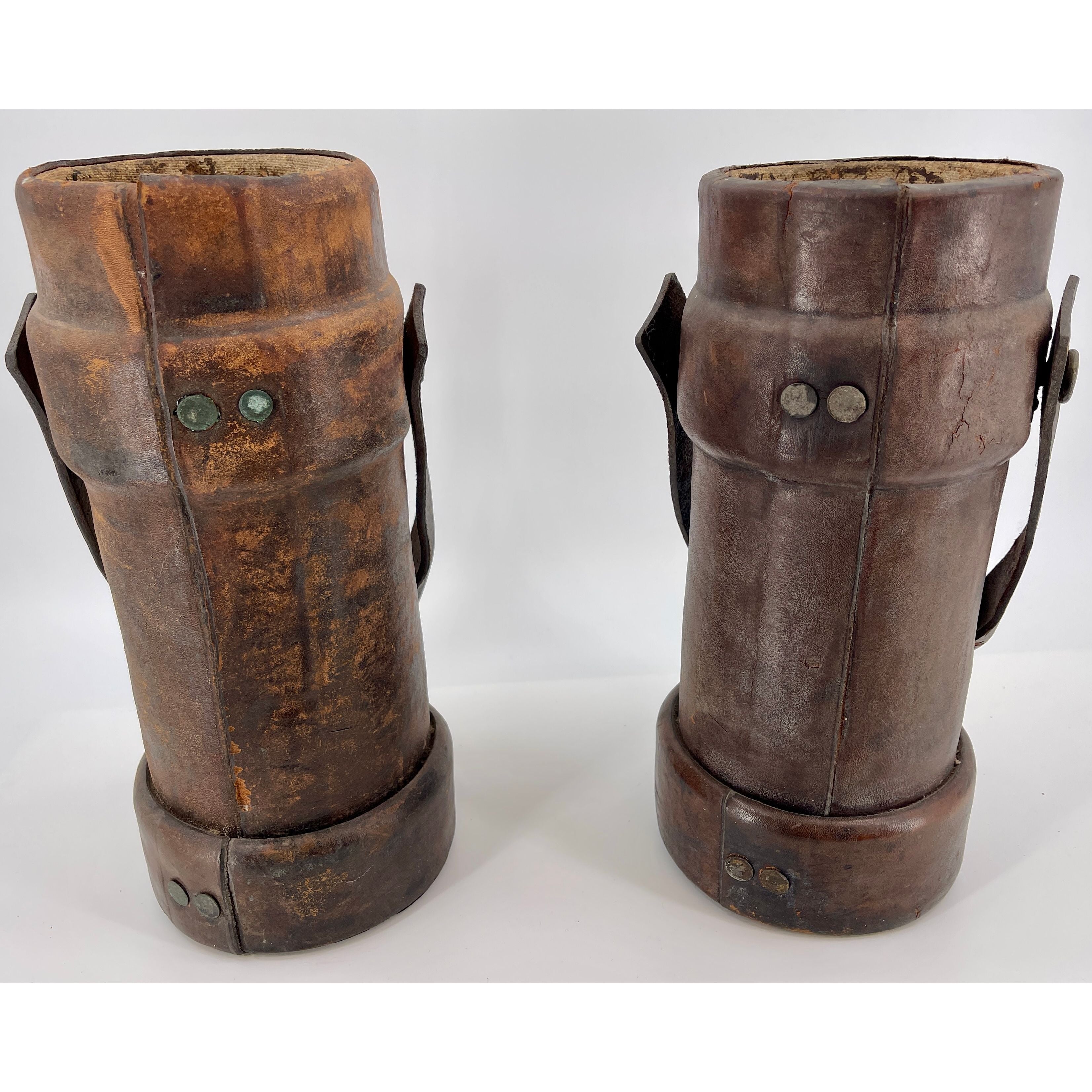 Two English Ammunition Buckets
