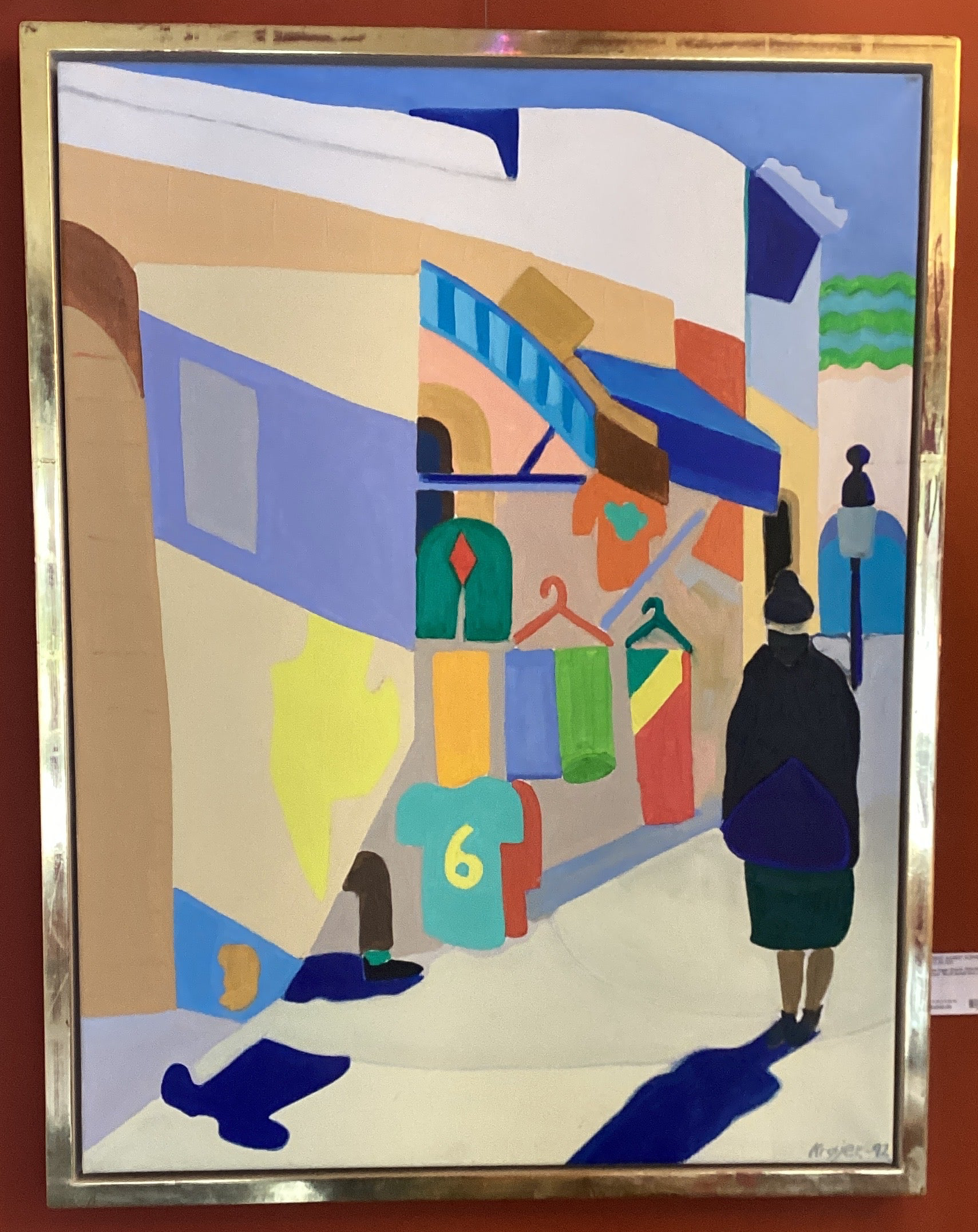 Street Market Scene 1992 ~ Tom Krøjer - 013.35.325