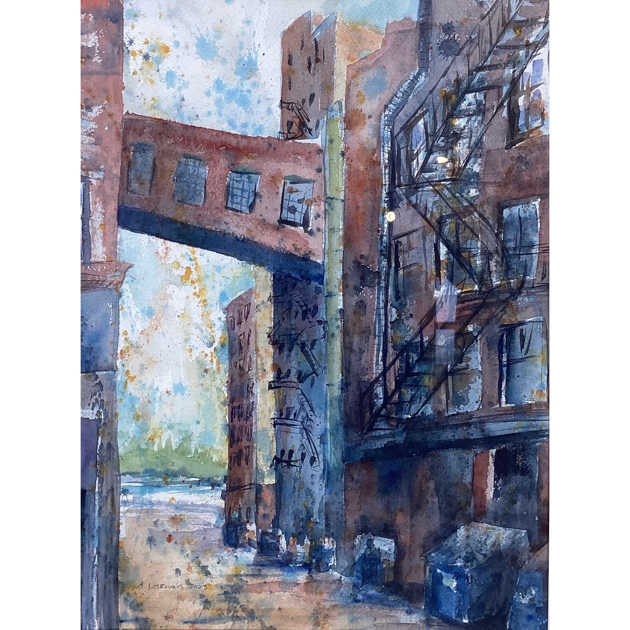 "Street in Boston" - Anne Leskovar