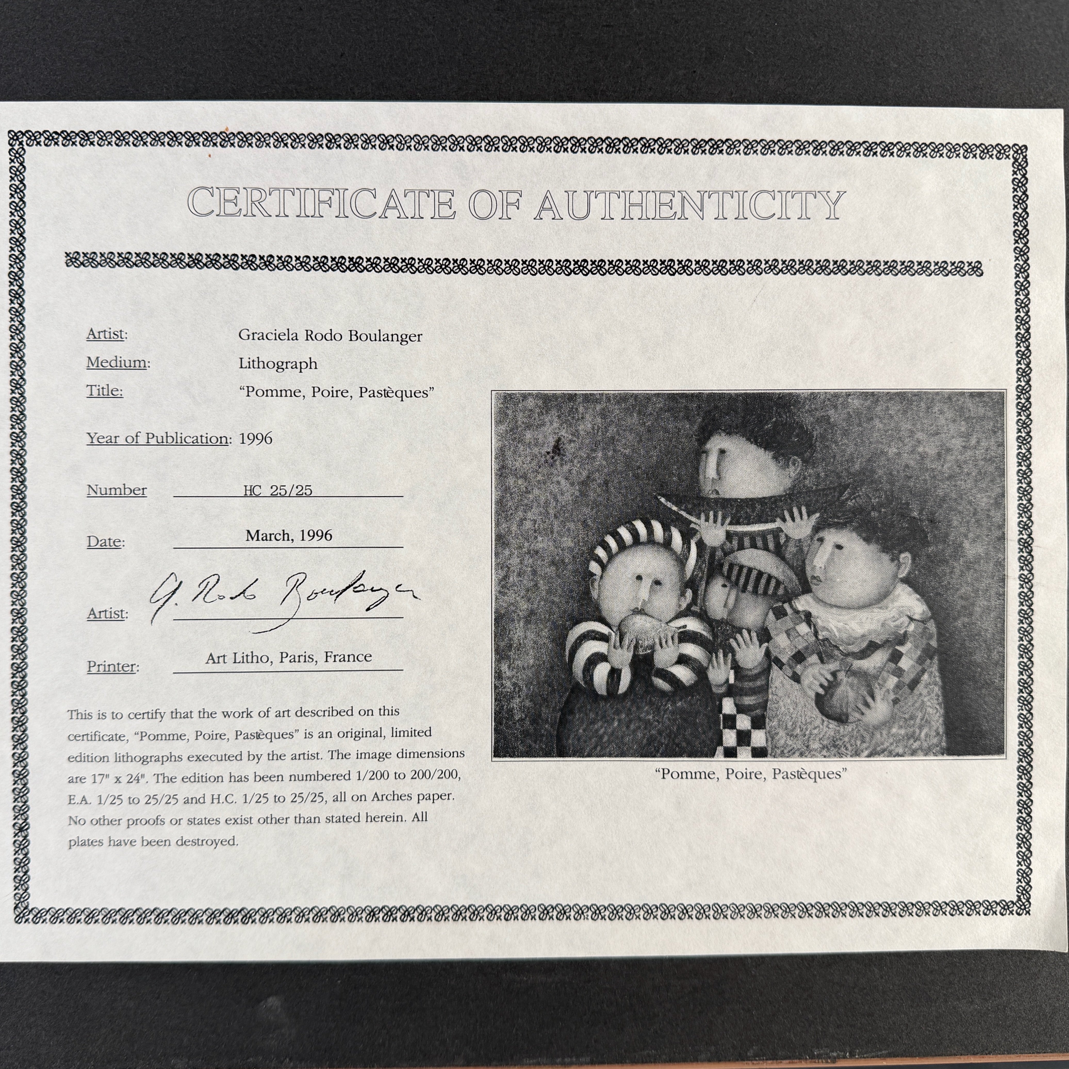 "Pomme, Poire, Pastèques" - Graciela Rodo Boulanger