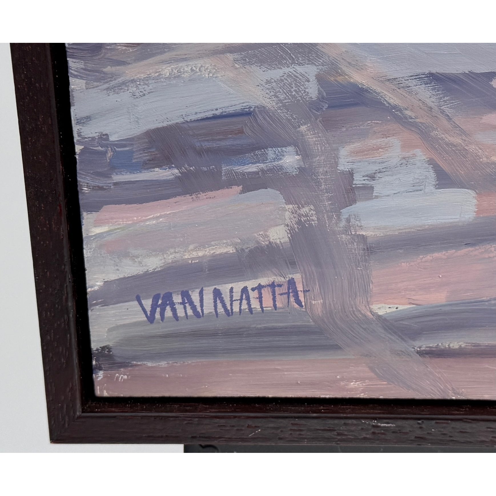 "River View with Forcythia, Bridgewater" - Lynn VanNatta