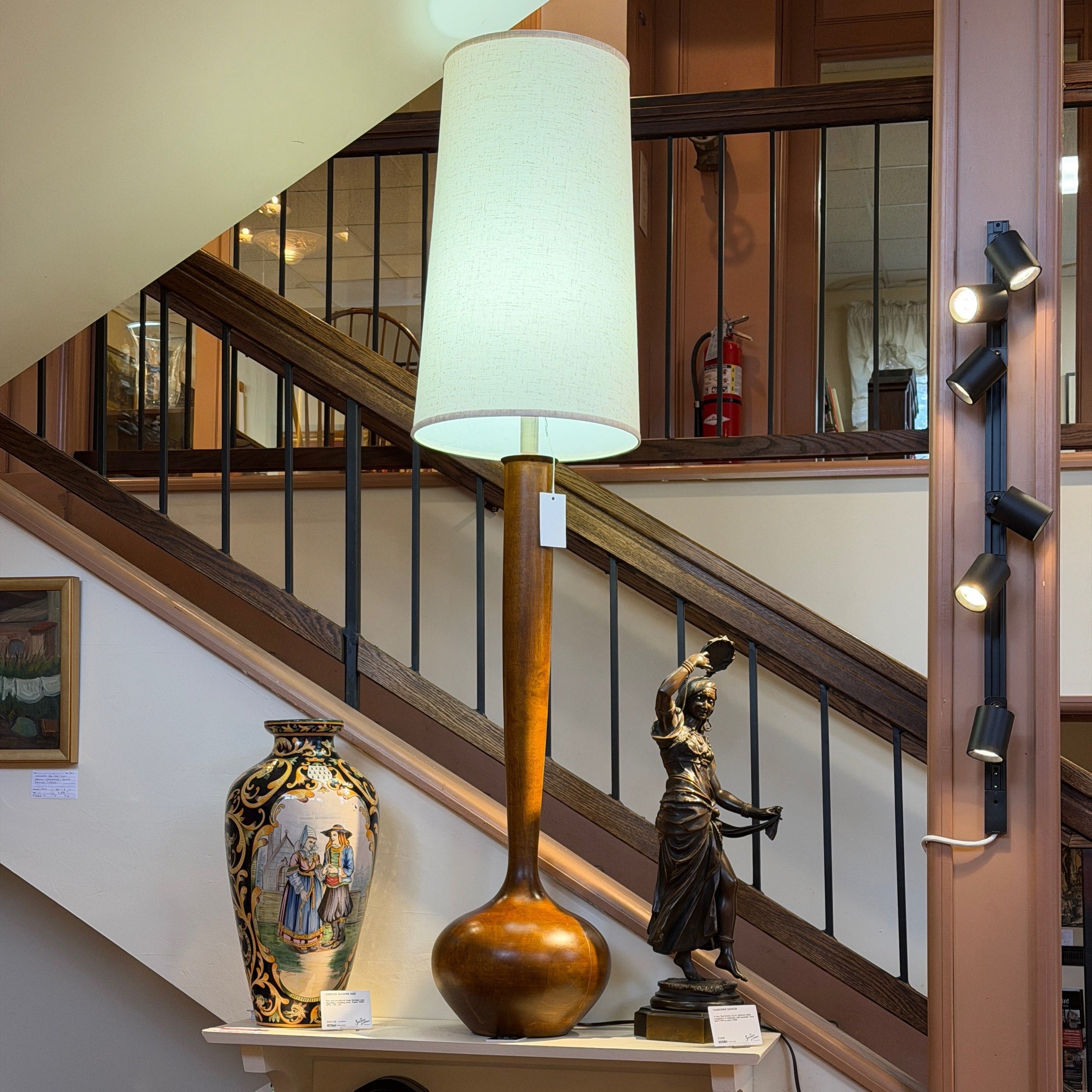 Danish Teak Tall Lamp