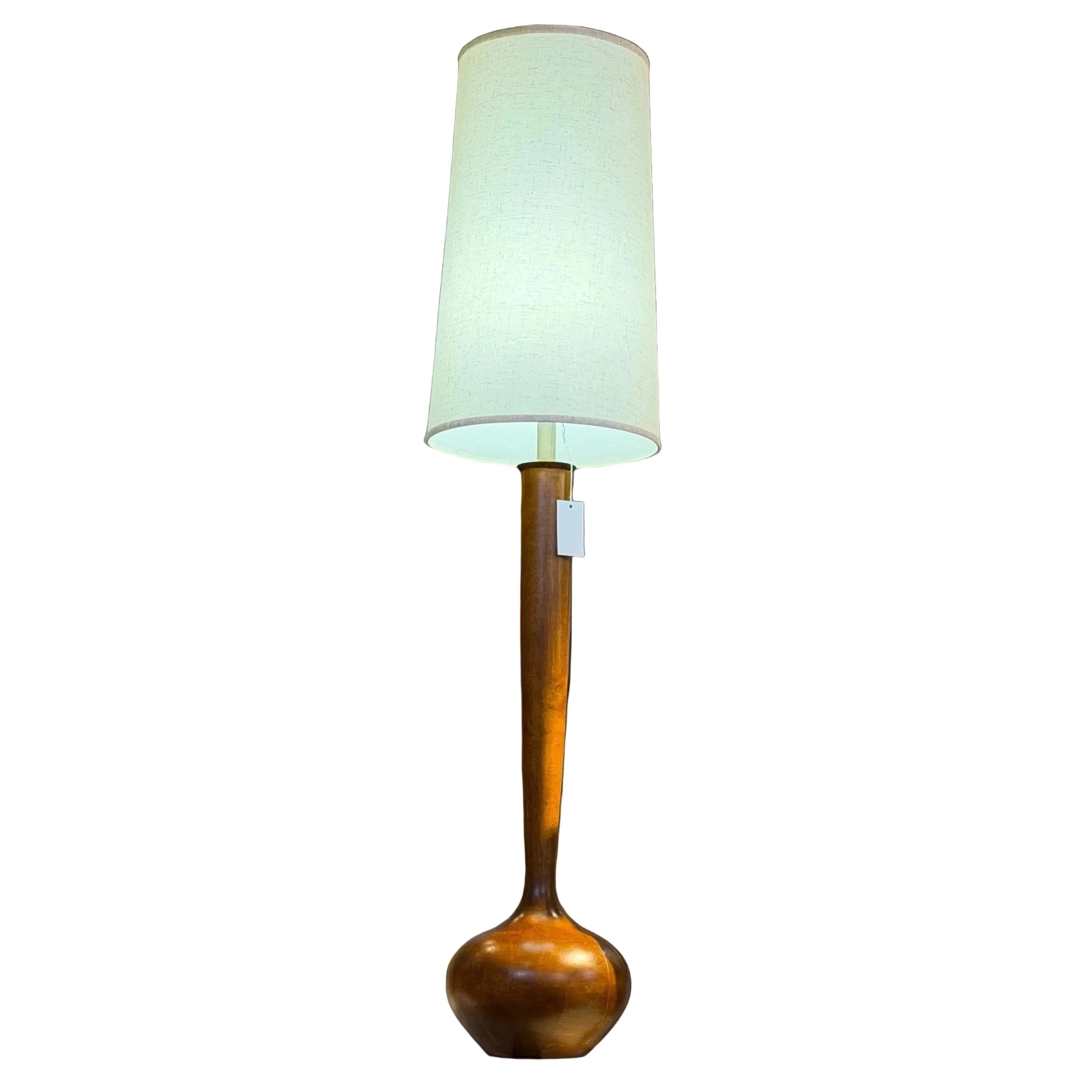 Danish Teak Tall Lamp