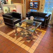 Le Corbusier LC2 Loveseat & Armchair Combo