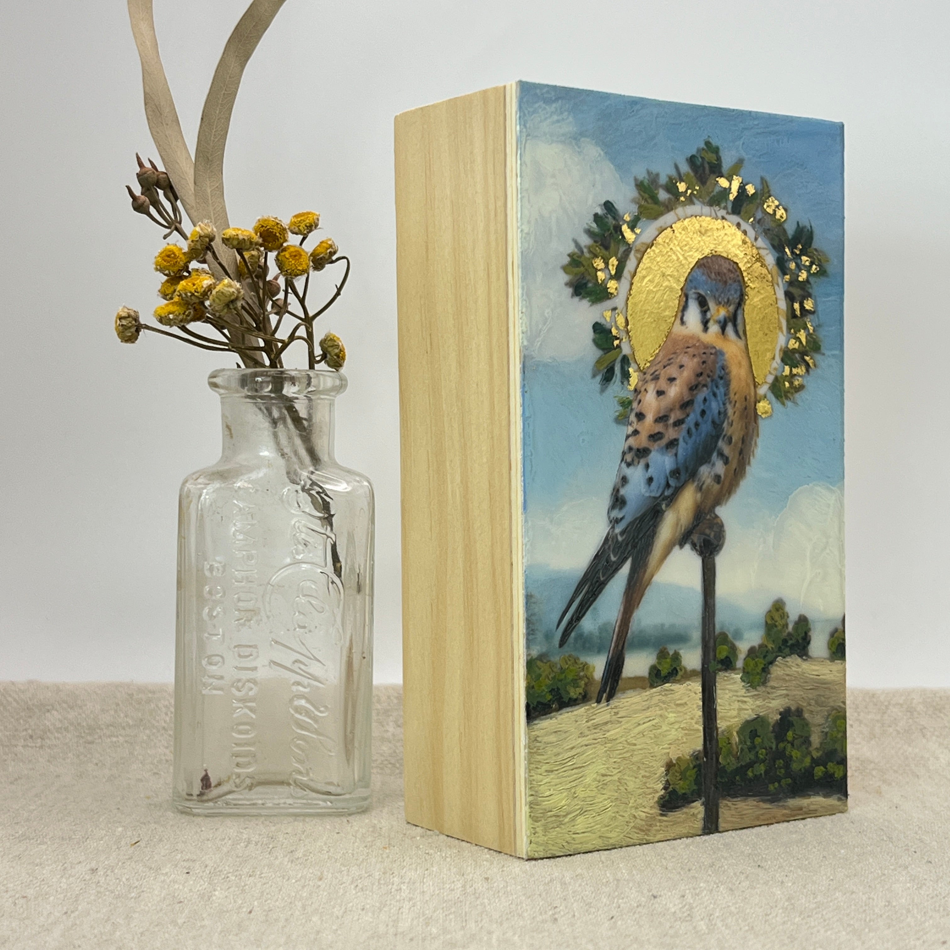 "Bird Saint - Kestrel" - Dominique Gustin