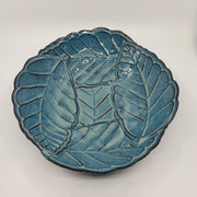 Leaf Bowl, Blue Rutile