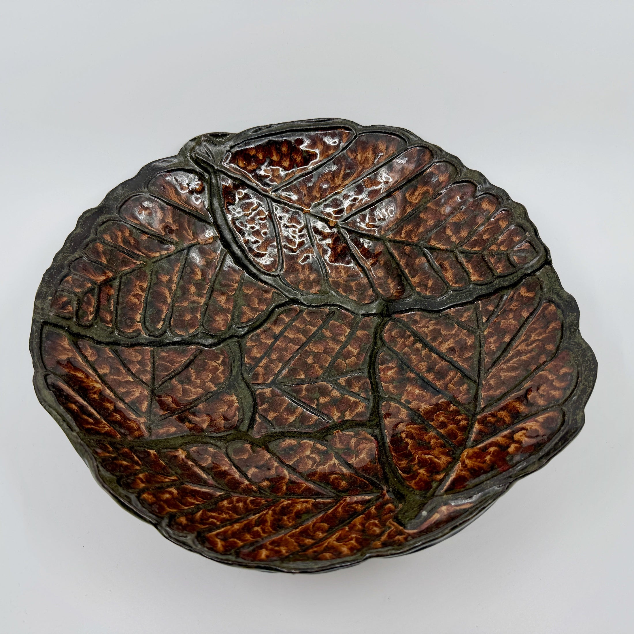 Leaf Bowl, Tenmoku Dots
