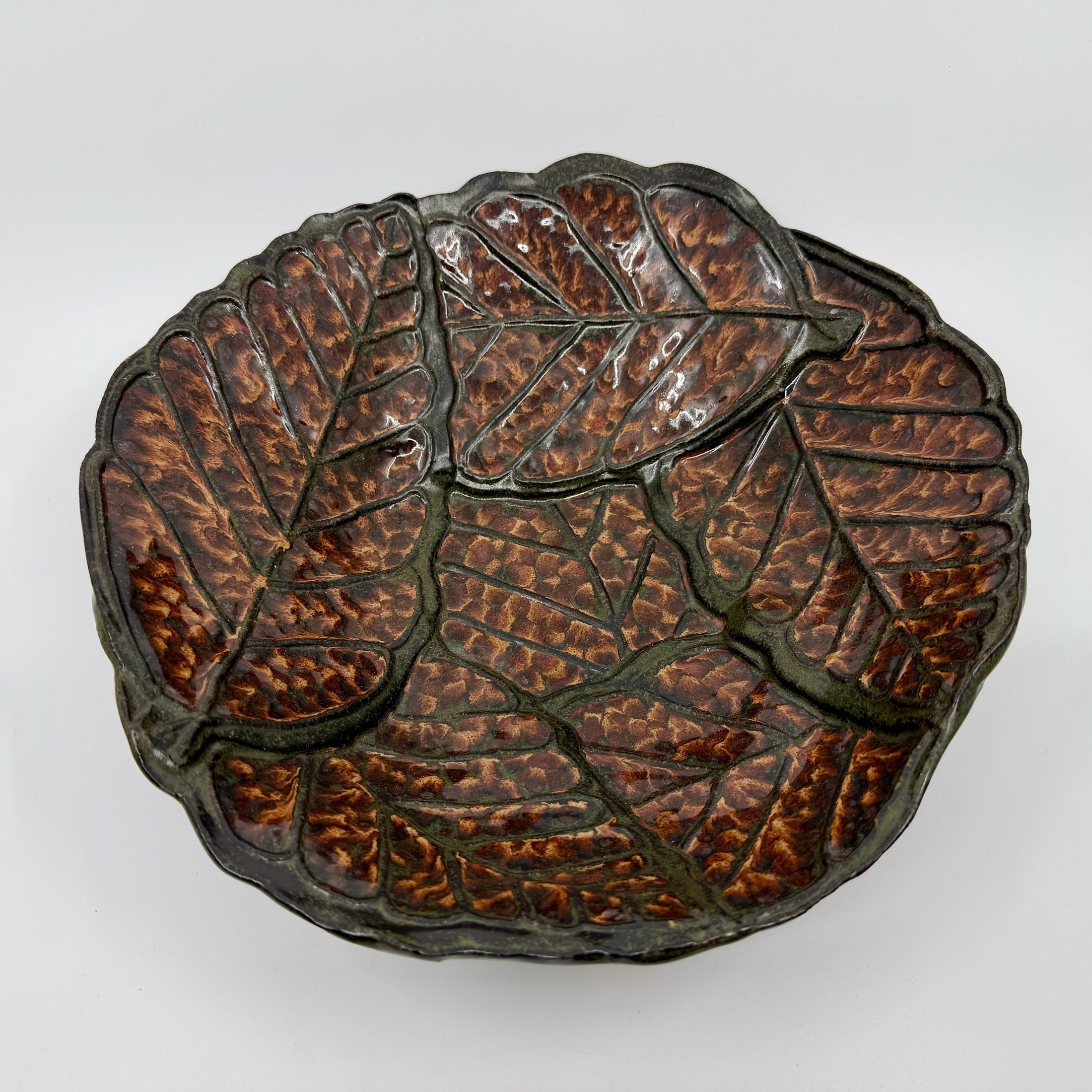 Leaf Bowl, Tenmoku Dots