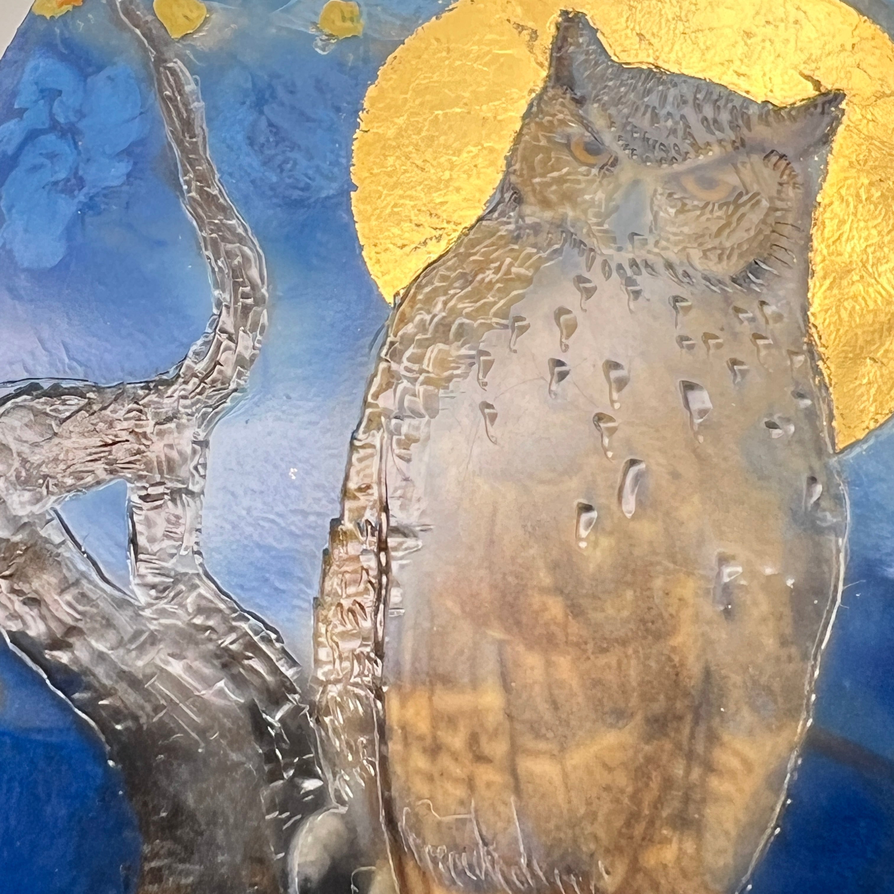 "Bird Saint - Horned Owl" - Dominique Gustin