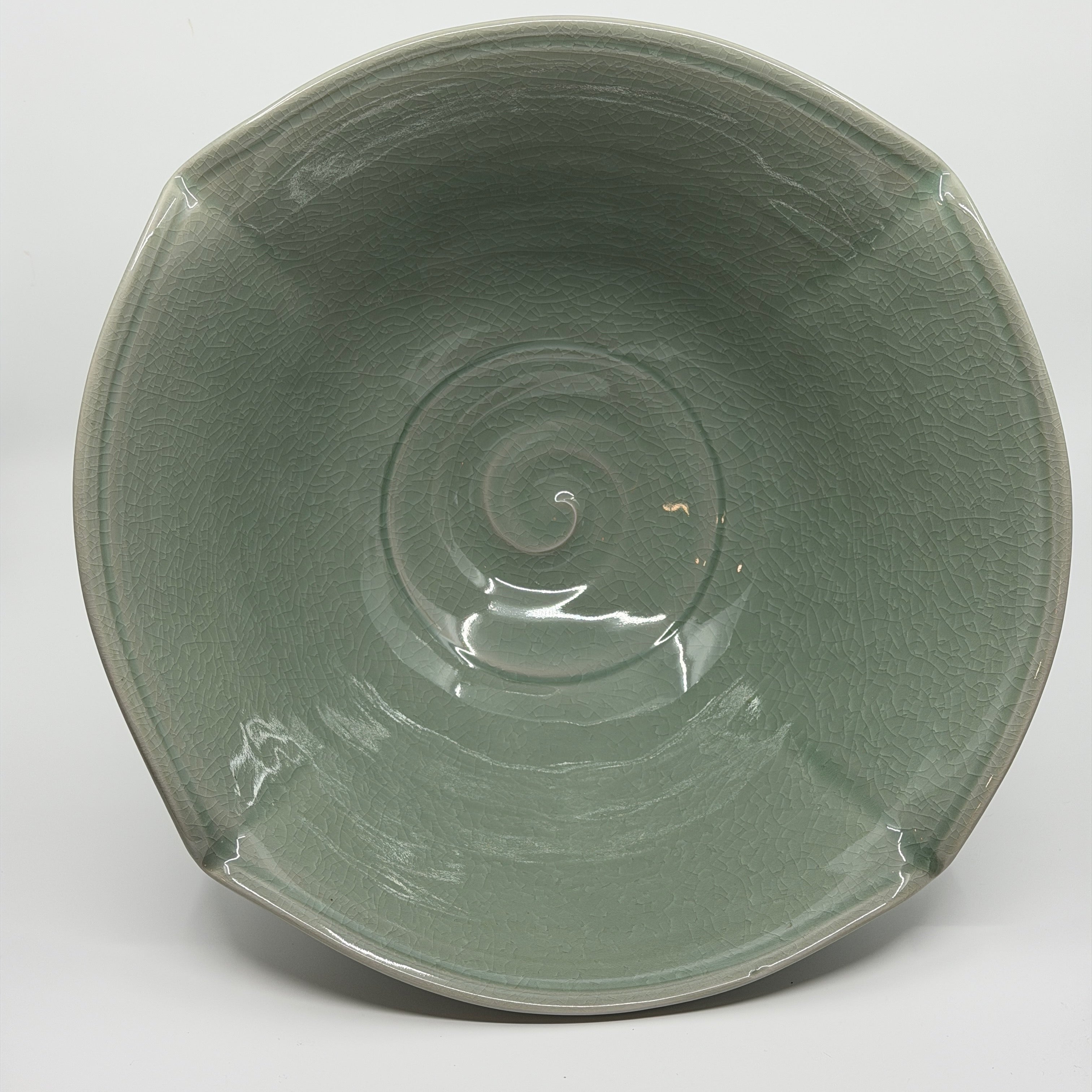 Simon Pearce Belmont CenterPiece (Celadon)