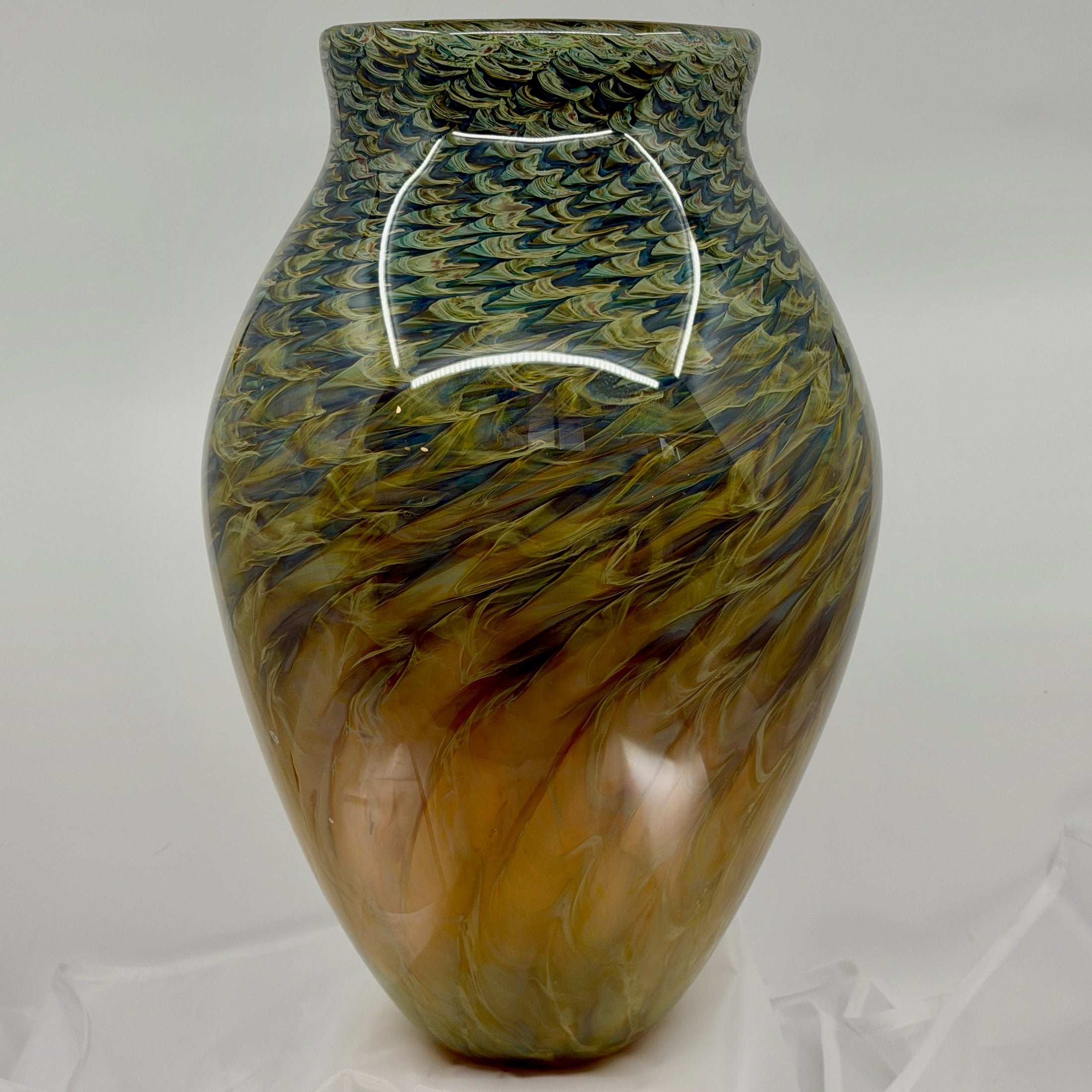 Earth and Fire Pattern Vase