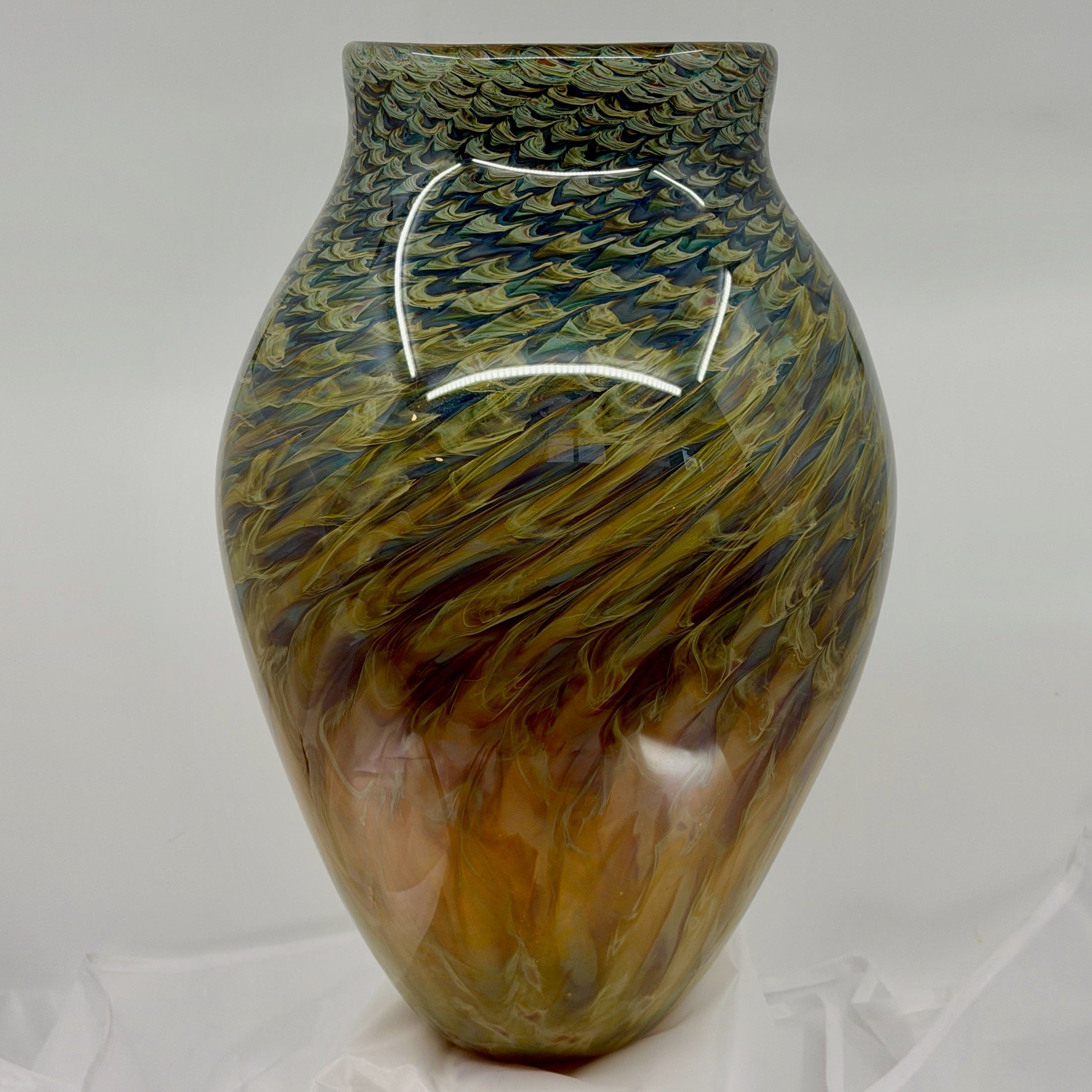 Earth and Fire Pattern Vase