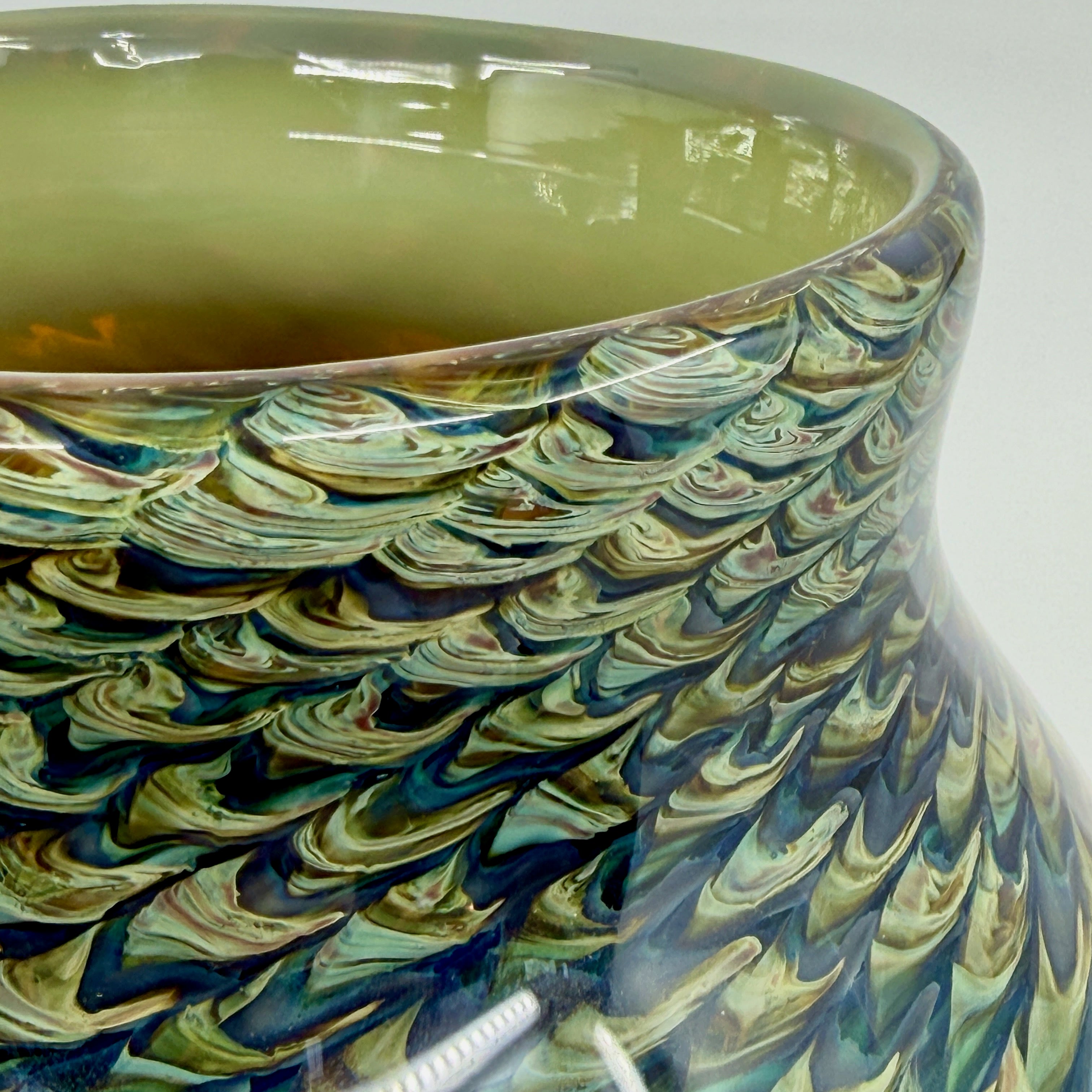 Earth and Fire Pattern Vase by Philip Jacobs