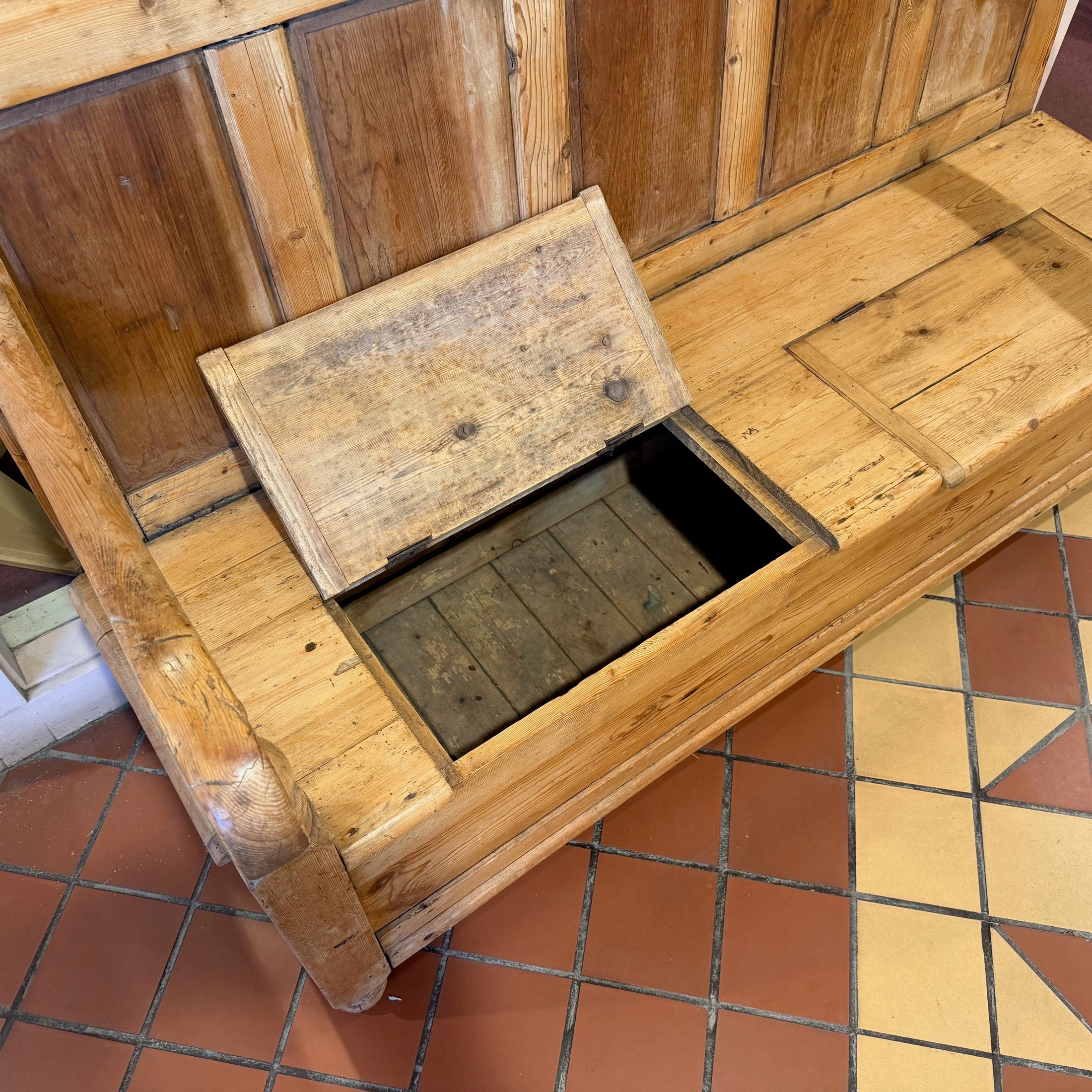 Irish Pine Hall Bench