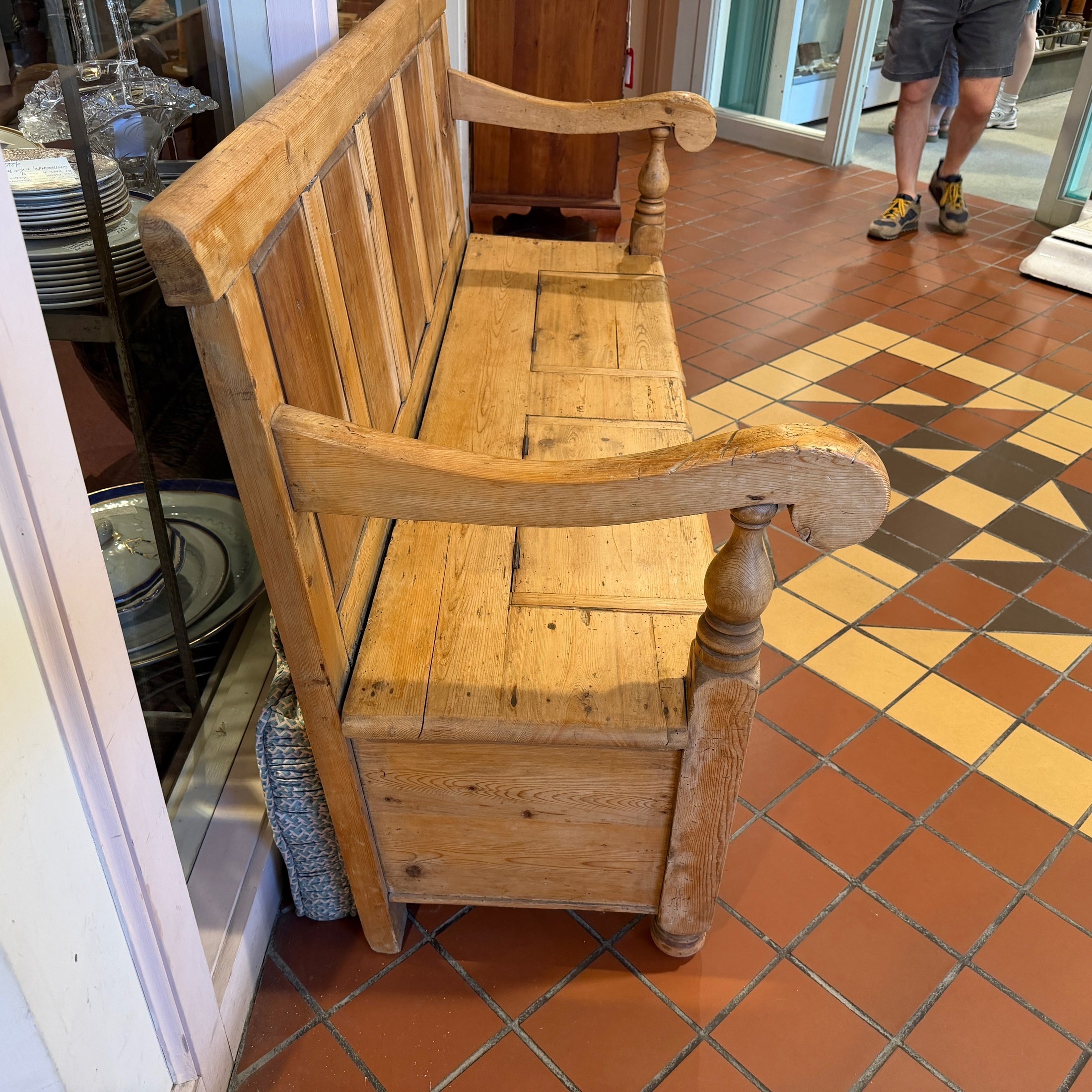Irish Pine Hall Bench