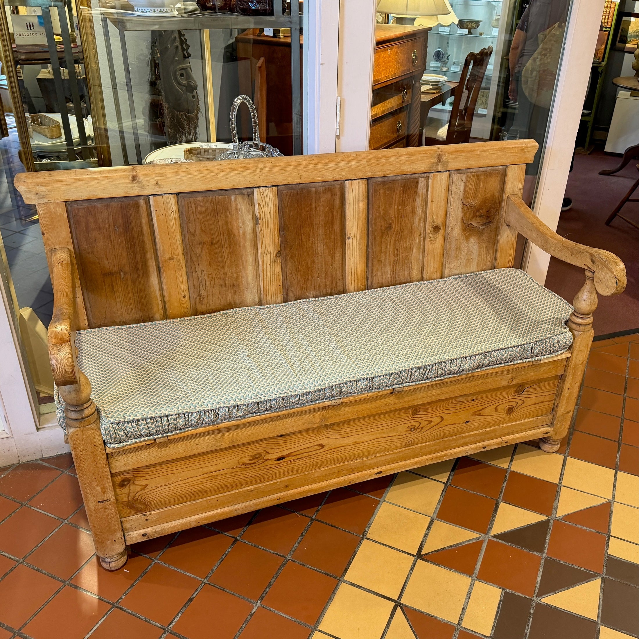 Irish Pine Hall Bench