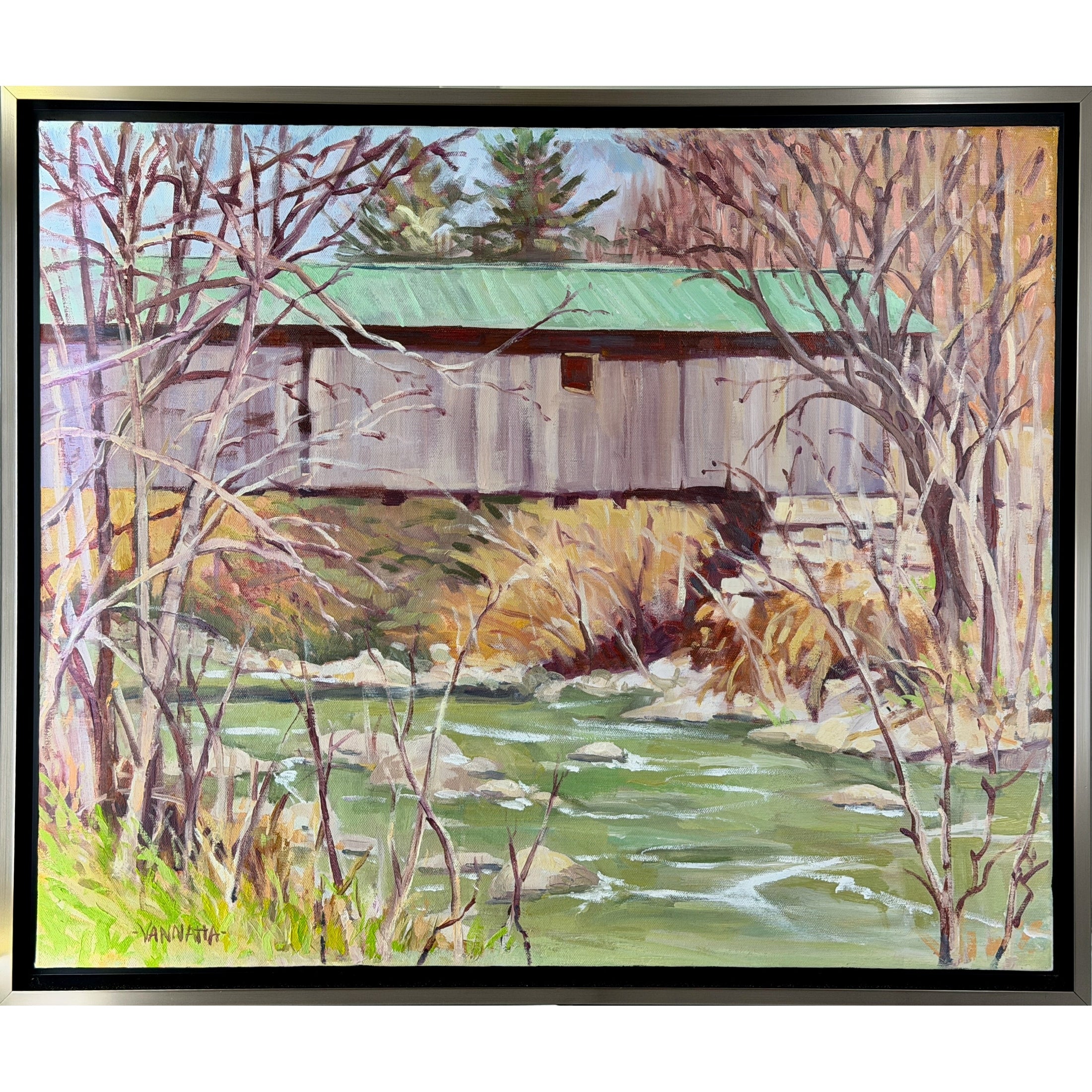 "Brewster River Covered Bridge, Jeffersonville VT"