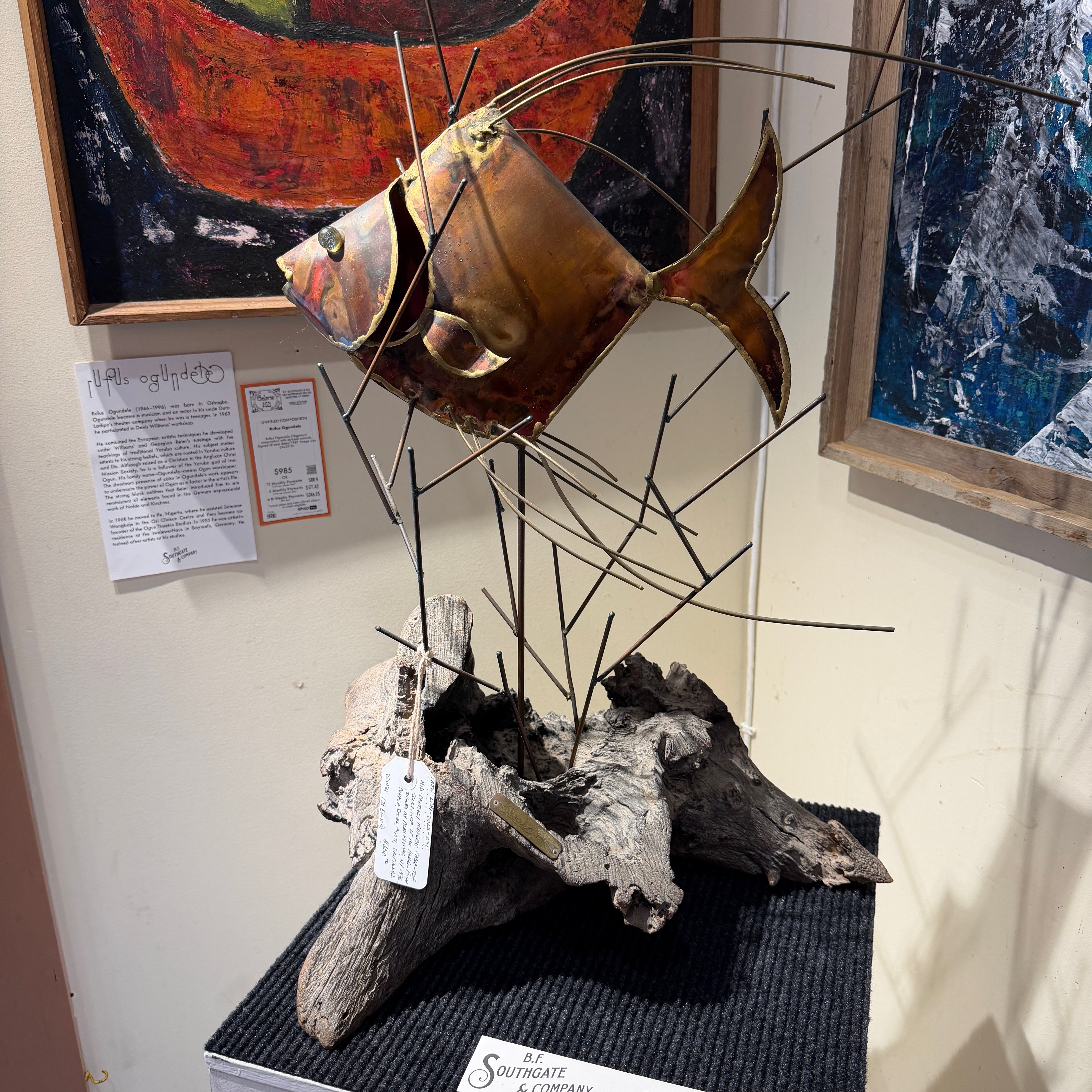 Angel Fish Sculpture