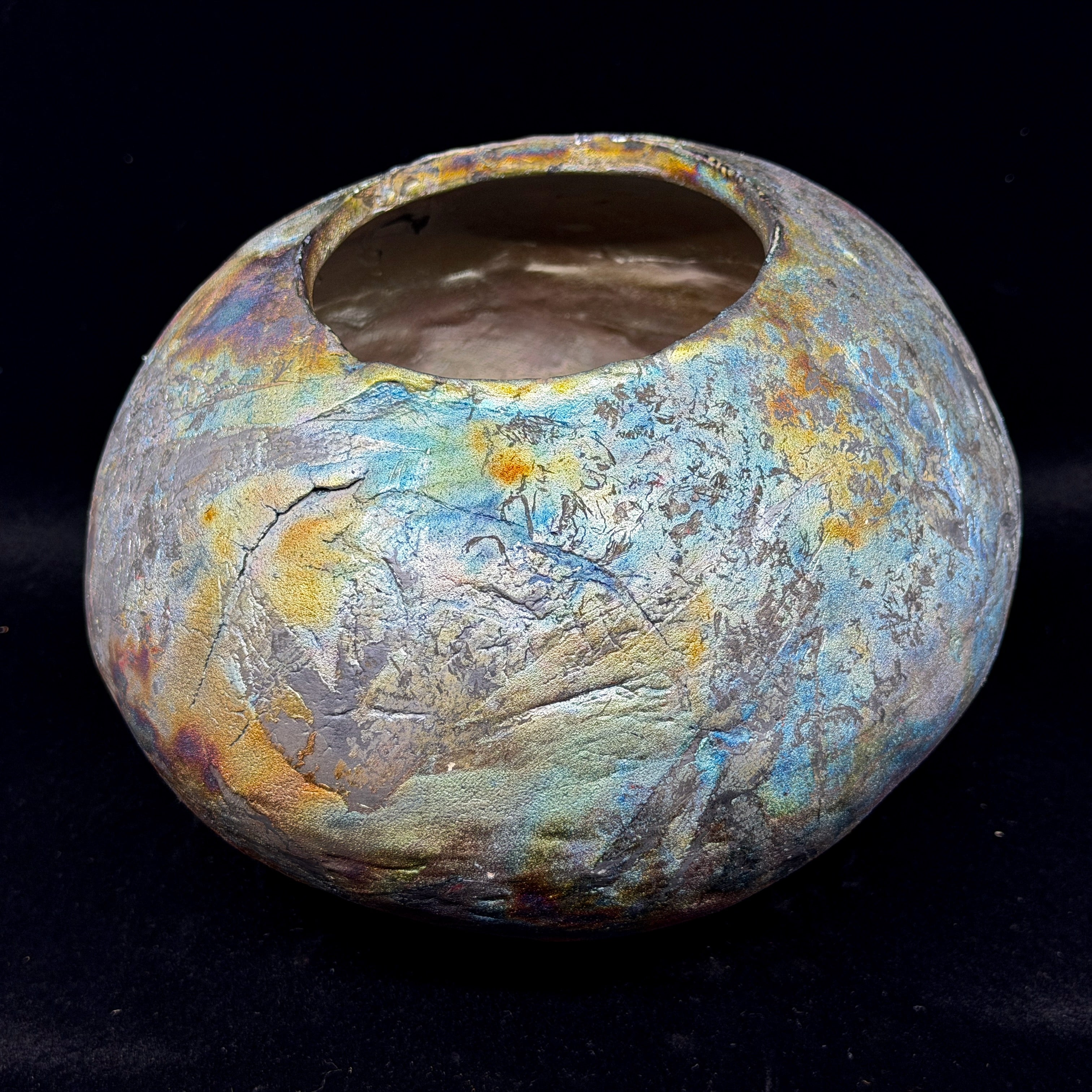 Medium Blue Vessel Blue / Green / Black