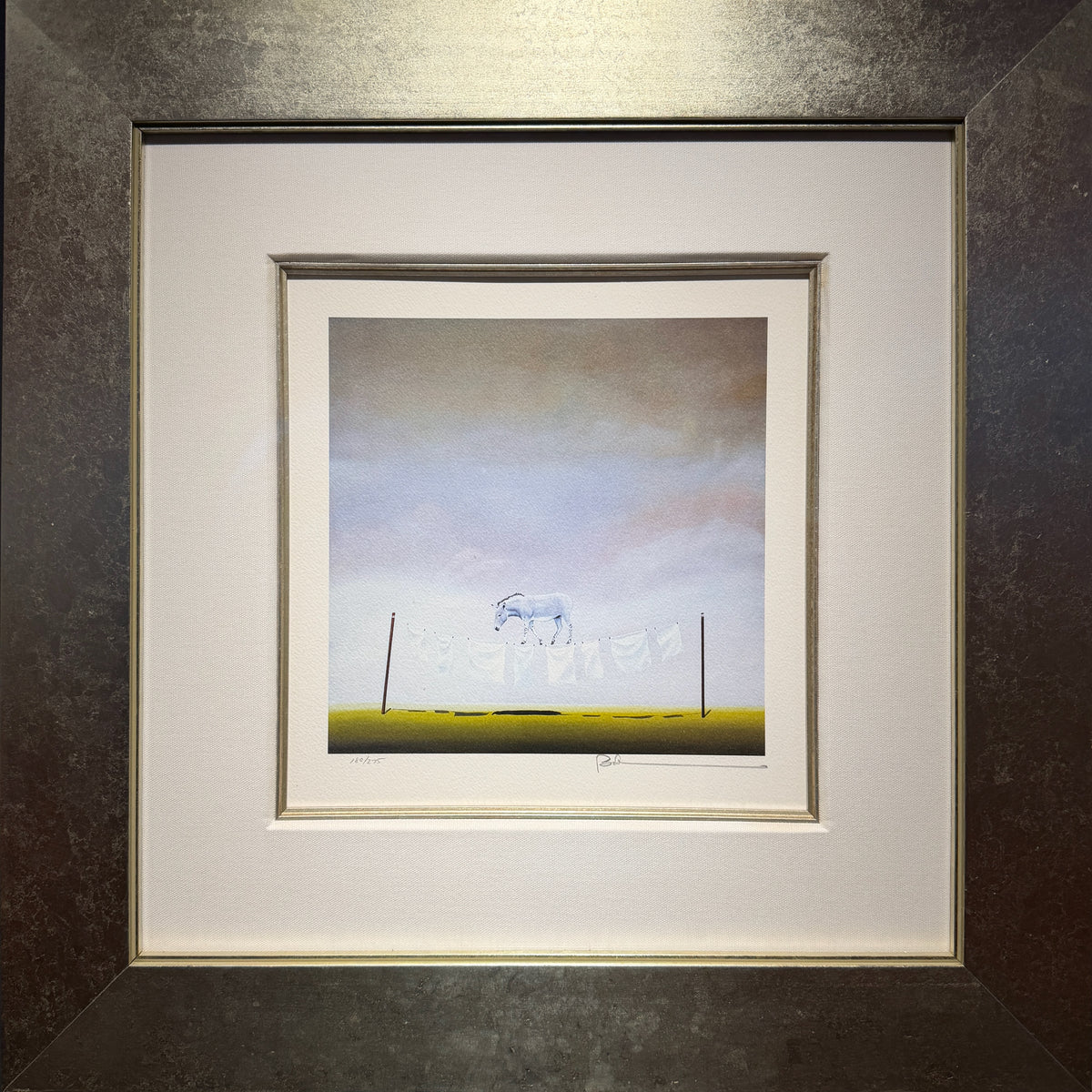 Framed Pair of Lithographs by Robert Deyber