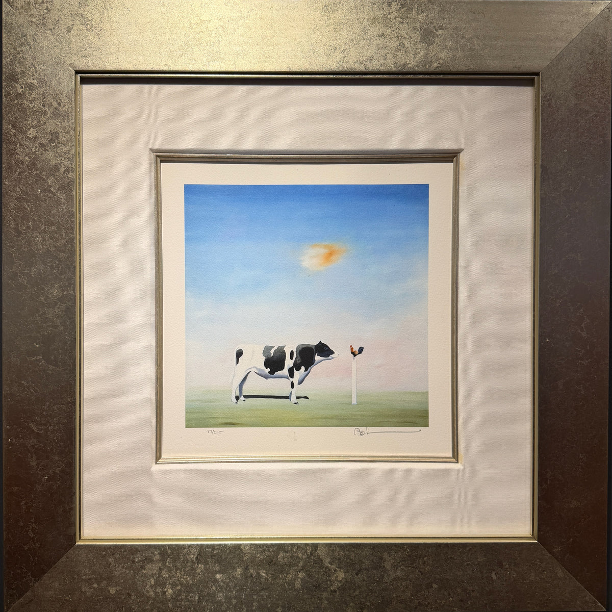Framed Pair of Lithographs by Robert Deyber