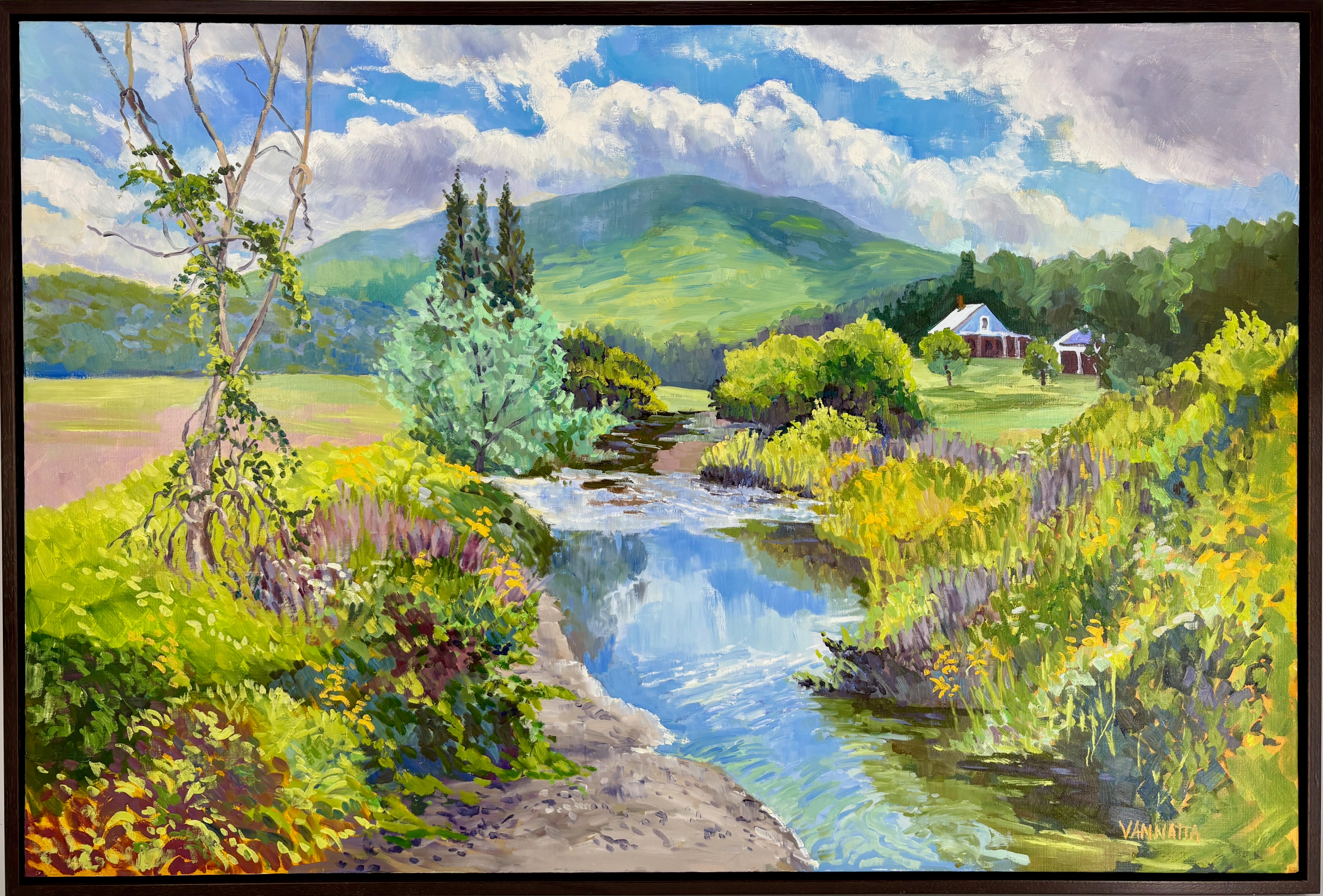 "Clouds Lifting Over Mt. Ascutney"