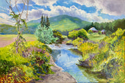 "Clouds Lifting Over Mt. Ascutney"