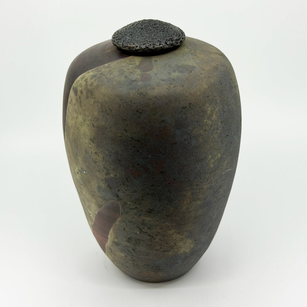 Medium "Moonscape" Tall Covered Jar