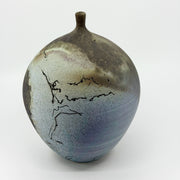 Small "Moonscape" Sphere Lip Blue