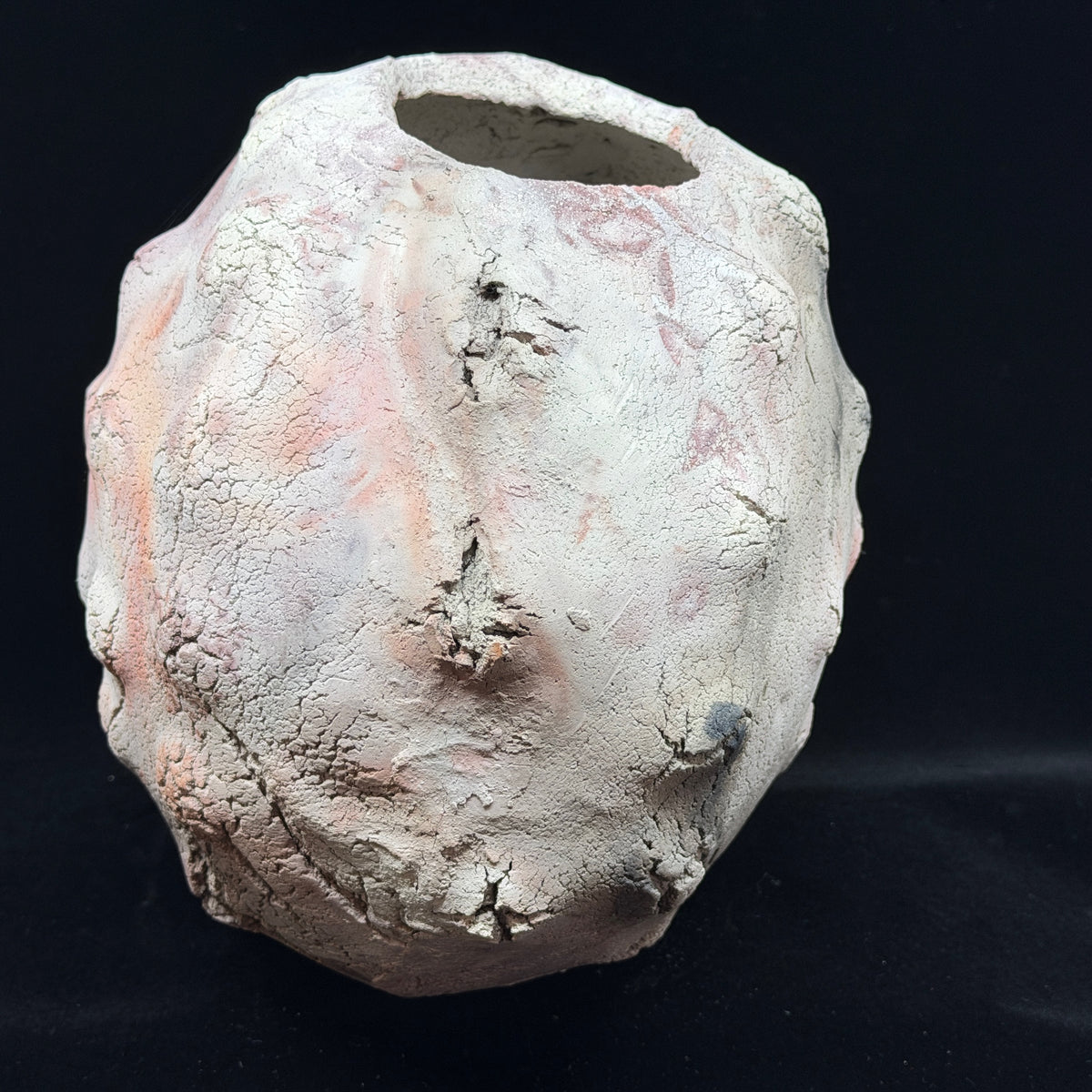 Pit Fired "Erosion" Vessel