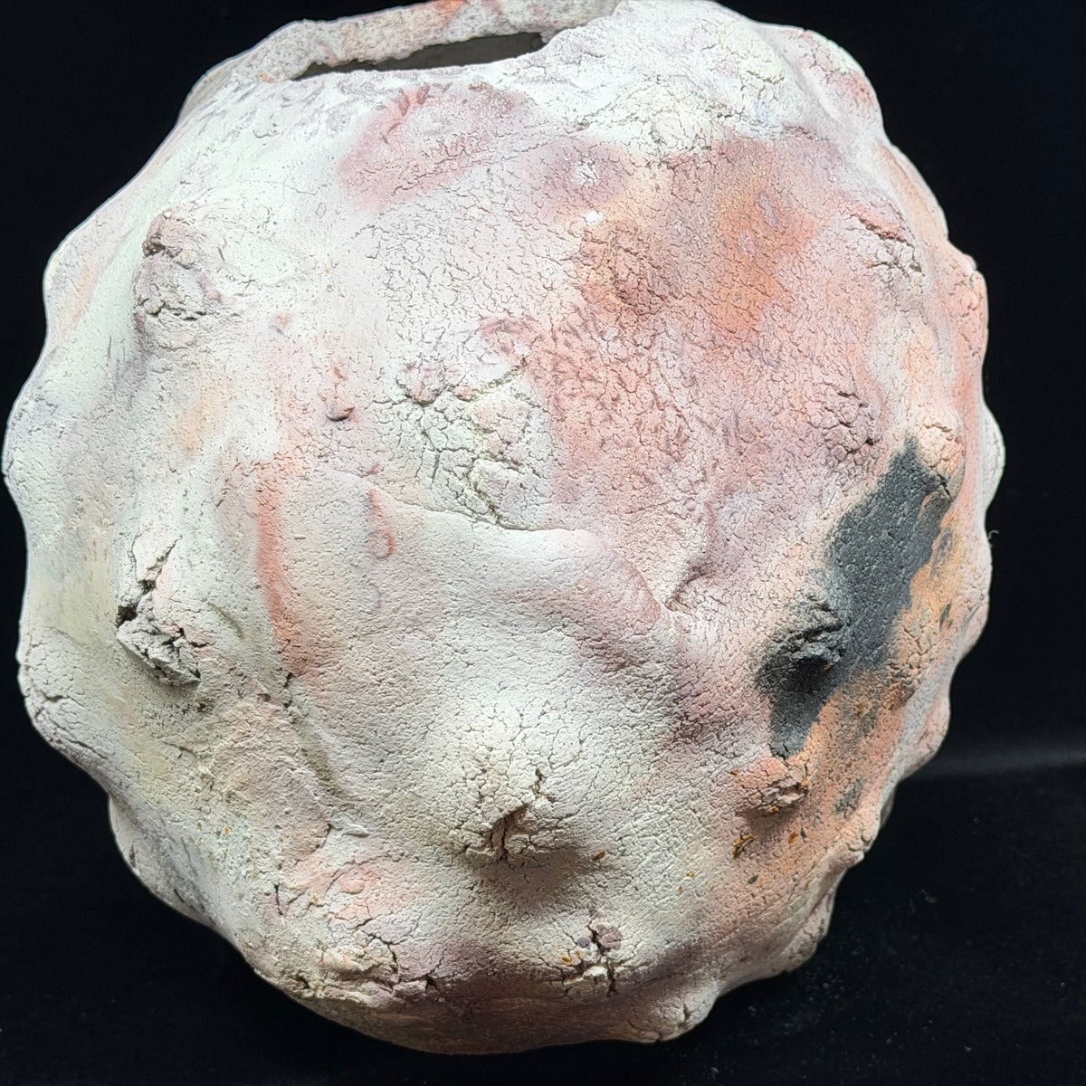 Pit Fired "Erosion" Vessel