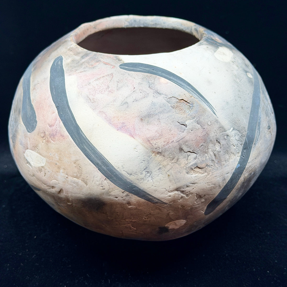Carbon Striped Vessel