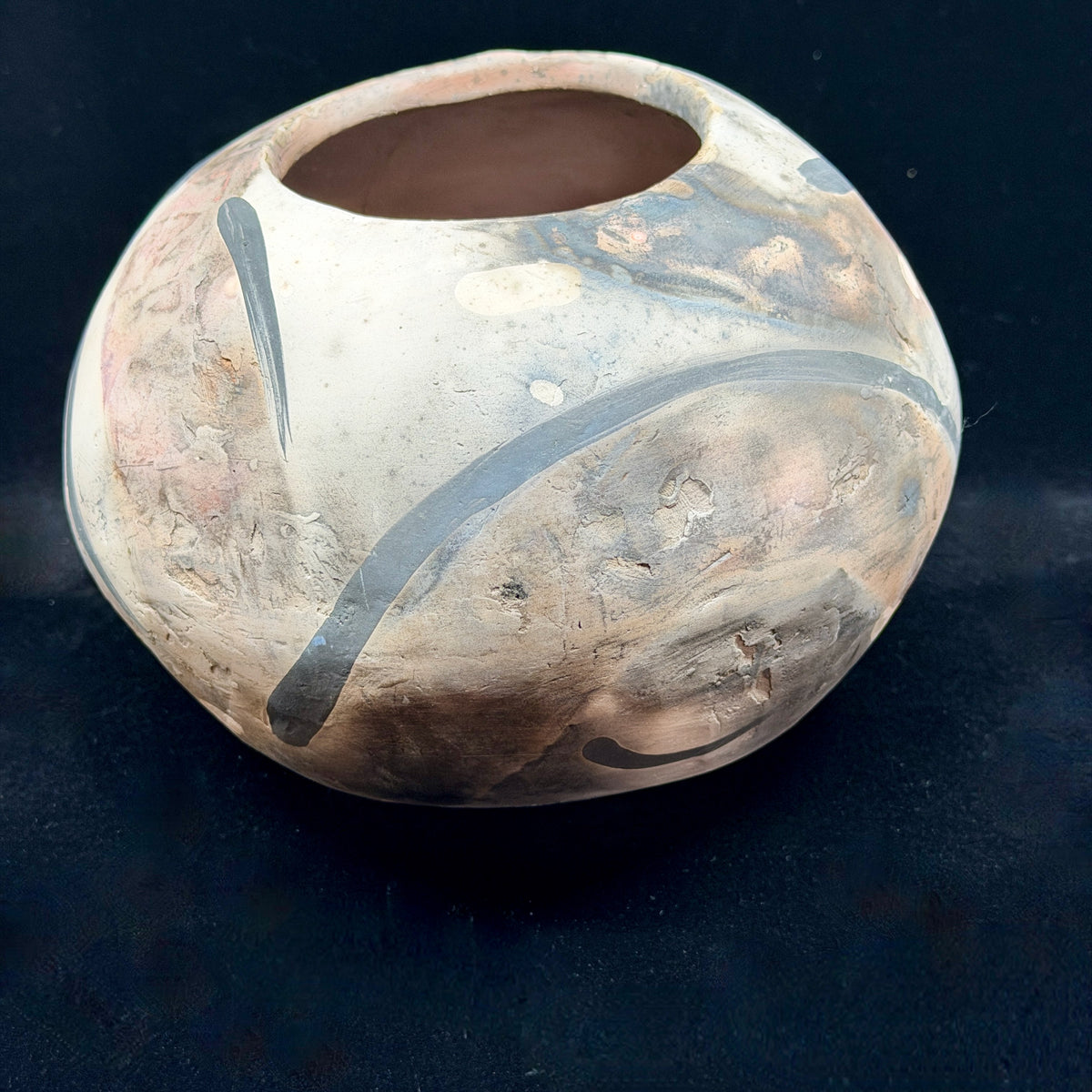 Carbon Striped Vessel