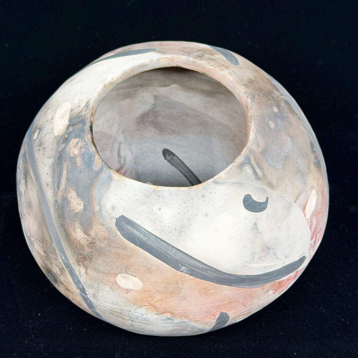 Carbon Striped Vessel