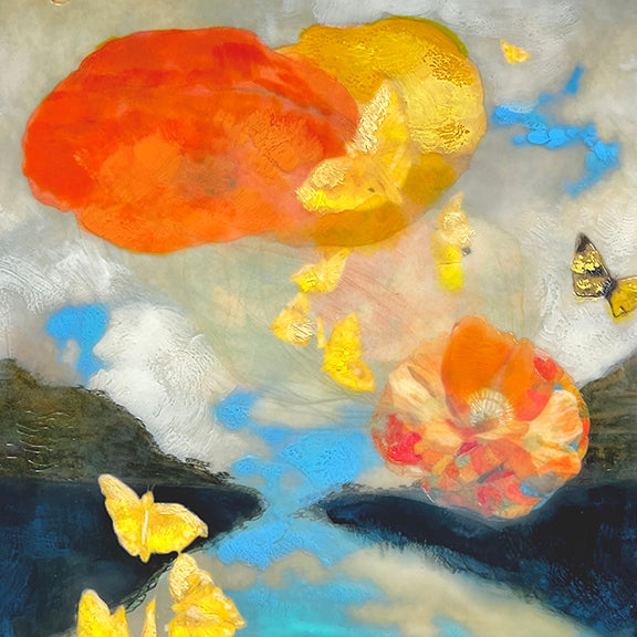 "The Late Summer Dance of Clementine & Earl, the Imperial Moth" - Dominique Gustin