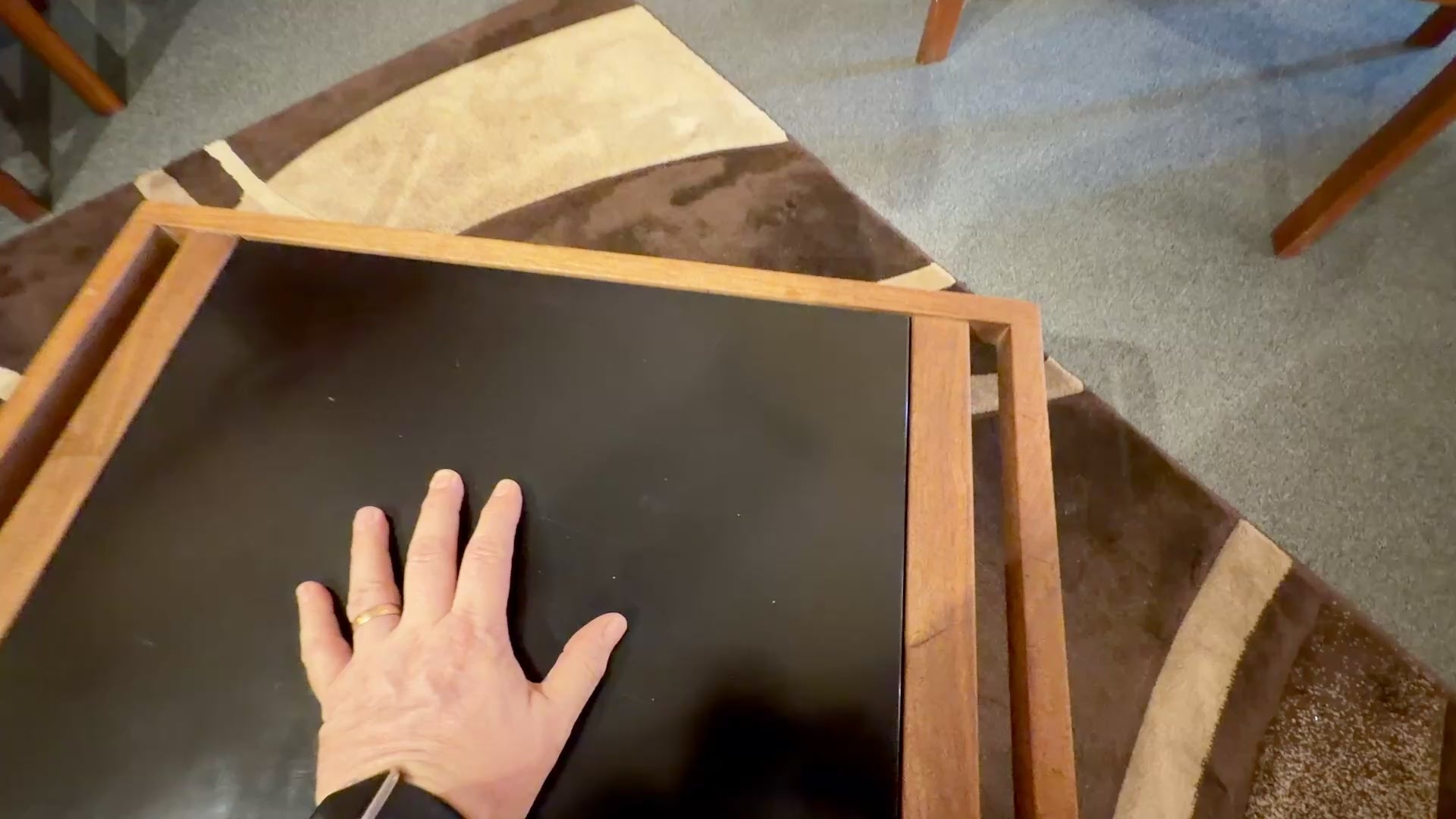 Load video: Rosewood Pop-Up Rolling Bar by Kristiansen &amp; Thomassen