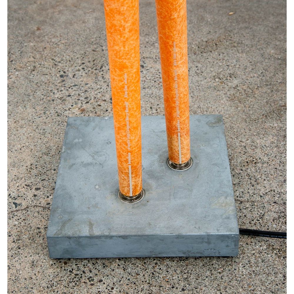 Bamboo Alogena Lamp by Viabizzuno