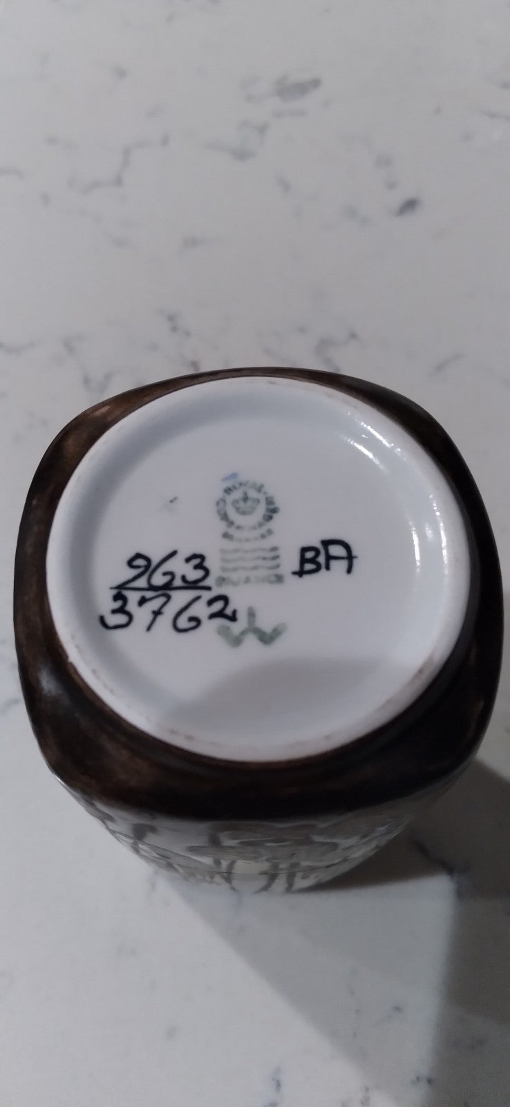 Royal Copenhagen 5" Vase Ivan Weiss Faience 963/3762